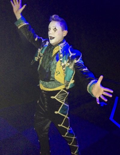 Circus clown performer