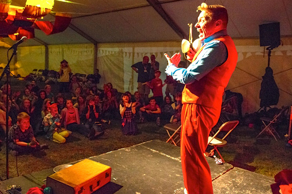 Family Cabaret Show with traditional circus skills performer - Thomas Trilby for Events & Workshops